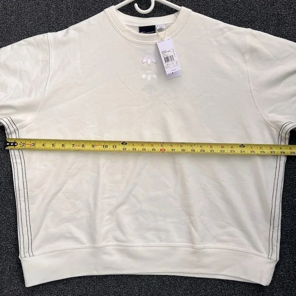 Adidas x Alexander‎ Wang White Ivory XL Crewneck NWT - Picture 4 of 6